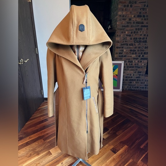 Mackage Shia-z wool blend coat w/ 800 fill power removable bib, NEW - Picture 4 of 13